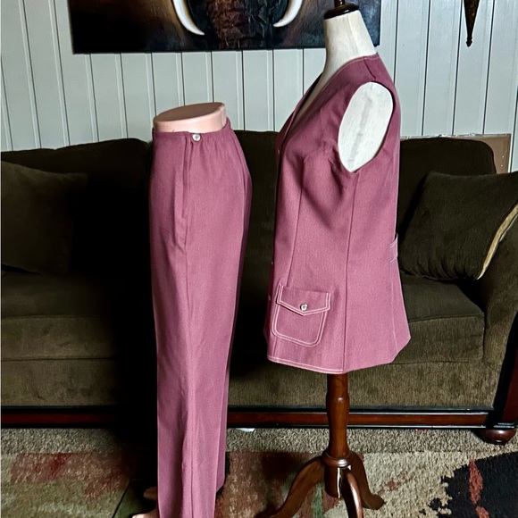 Douglas Marc • 2 Piece • Top / Pants Set • Hippie • Purple Color • Size Medium - Picture 7 of 12